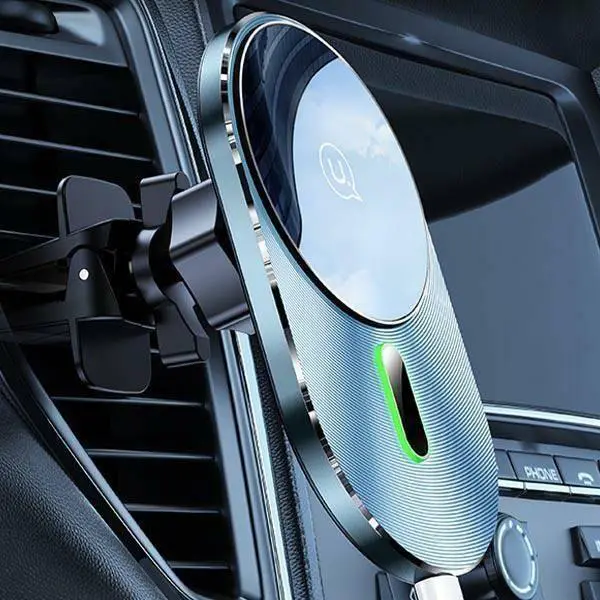 Uchwyt samochodowy do telefonu Usams Magnetic Car indukcyjny czarny